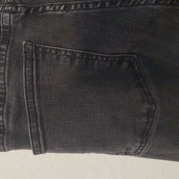 PRE OWNED MADEWELL SELF DISTRESSED JEANS HIGH RISE SKINNY - Picture 10 of 11